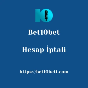 Bet10bet Hesap İptali
